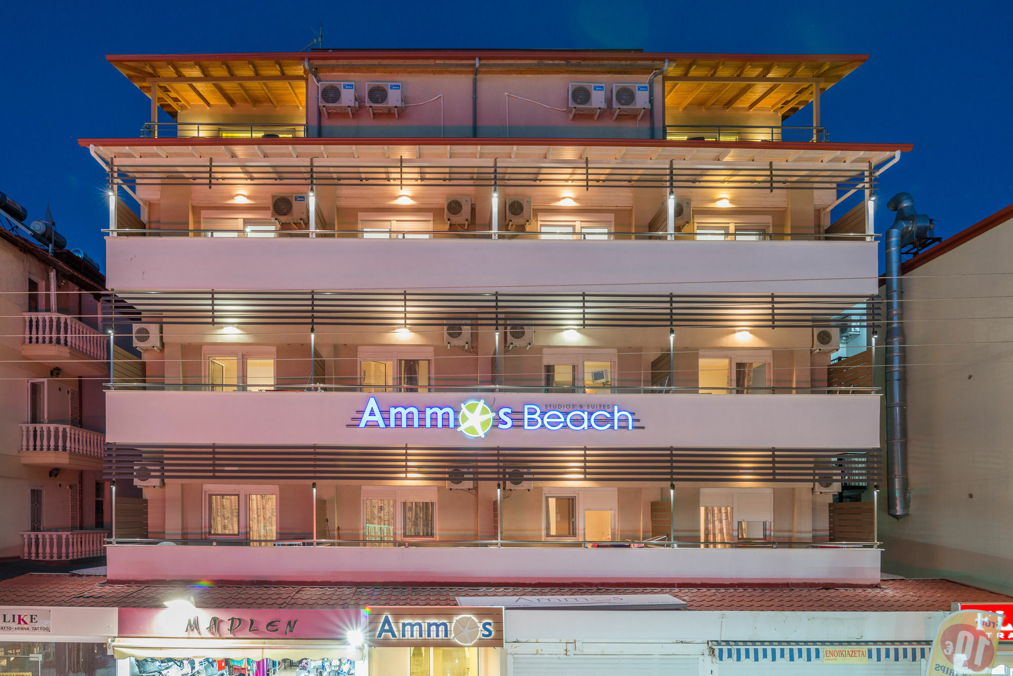 Ammos Beach Seaside Luxury Suites Hotel Olympiakí Aktí Zewnętrze zdjęcie